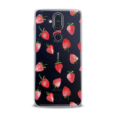 Lex Altern TPU Silicone Nokia Case Painted Strawberries