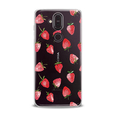 Lex Altern TPU Silicone Nokia Case Painted Strawberries