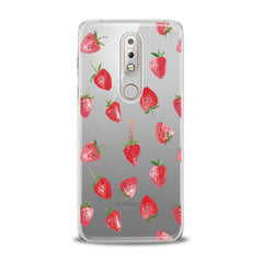 Lex Altern TPU Silicone Nokia Case Painted Strawberries