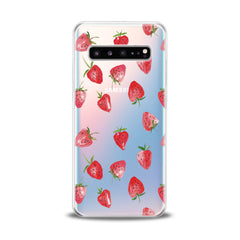 Lex Altern TPU Silicone Samsung Galaxy Case Painted Strawberries