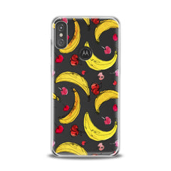 Lex Altern TPU Silicone Motorola Case Bright Banana Print