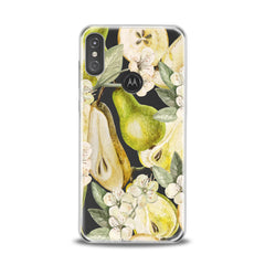 Lex Altern TPU Silicone Motorola Case Juicy Floral Pear