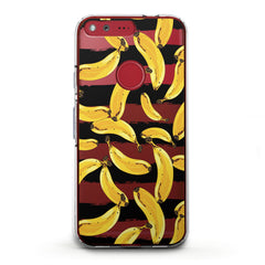 Lex Altern TPU Silicone Google Pixel Case Painted Yellow Banana