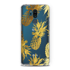 Lex Altern TPU Silicone LG Case Golden Pineapple Design