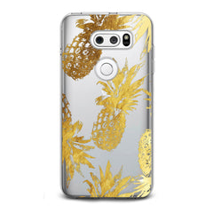 Lex Altern TPU Silicone LG Case Golden Pineapple Design