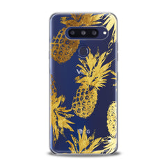 Lex Altern TPU Silicone LG Case Golden Pineapple Design