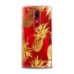 Lex Altern TPU Silicone OnePlus Case Golden Pineapple Design