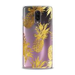 Lex Altern TPU Silicone OnePlus Case Golden Pineapple Design