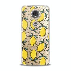 Lex Altern TPU Silicone Motorola Case Lemon Drawing Art