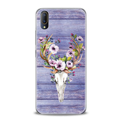 Lex Altern TPU Silicone VIVO Case Floral Animal Skull