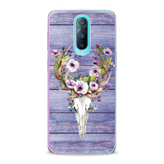 Lex Altern Floral Animal Skull Oppo Case