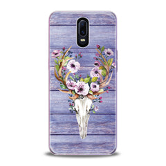 Lex Altern TPU Silicone Oppo Case Floral Animal Skull