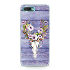 Lex Altern TPU Silicone Oppo Case Floral Animal Skull