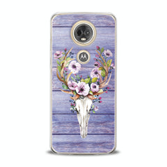 Lex Altern TPU Silicone Motorola Case Floral Animal Skull