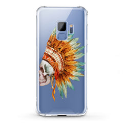 Lex Altern TPU Silicone Samsung Galaxy Case Indian Tribal Skull