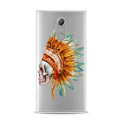 Lex Altern TPU Silicone Sony Xperia Case Indian Tribal Skull