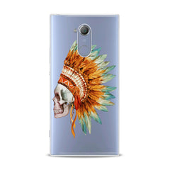 Lex Altern TPU Silicone Sony Xperia Case Indian Tribal Skull