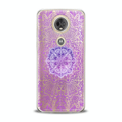 Lex Altern TPU Silicone Motorola Case Purple Mandala Print