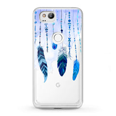 Lex Altern TPU Silicone Google Pixel Case Watercolor Cute Feathers