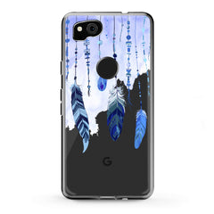 Lex Altern Google Pixel Case Watercolor Cute Feathers