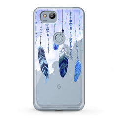 Lex Altern TPU Silicone Google Pixel Case Watercolor Cute Feathers