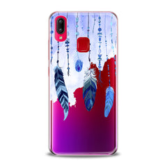 Lex Altern TPU Silicone VIVO Case Watercolor Cute Feathers