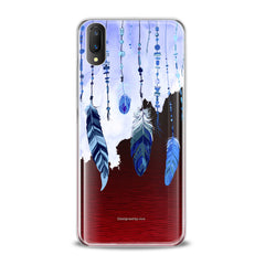 Lex Altern TPU Silicone VIVO Case Watercolor Cute Feathers