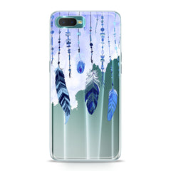 Lex Altern TPU Silicone Oppo Case Watercolor Cute Feathers