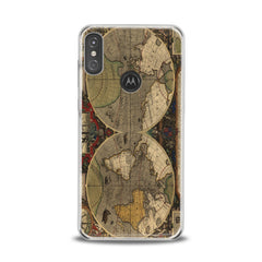 Lex Altern TPU Silicone Motorola Case Ancient Atlas Worldwide