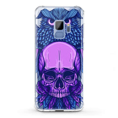 Lex Altern TPU Silicone Samsung Galaxy Case Purple Skull Art