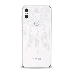 Lex Altern TPU Silicone Motorola Case White Dream Catcher