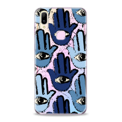 Lex Altern Blue Hamsa Pattern Vivo Case