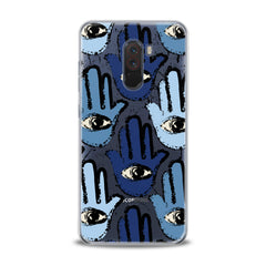 Lex Altern TPU Silicone Xiaomi Redmi Mi Case Blue Hamsa Pattern