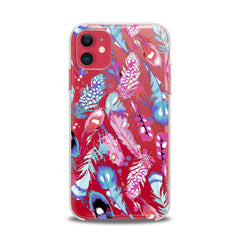 Lex Altern TPU Silicone iPhone Case Colored Gentle Feathers