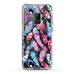 Lex Altern TPU Silicone Samsung Galaxy Case Colored Gentle Feathers