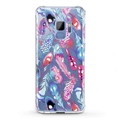 Lex Altern TPU Silicone Samsung Galaxy Case Colored Gentle Feathers