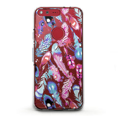 Lex Altern TPU Silicone Google Pixel Case Colored Gentle Feathers