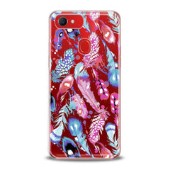 Lex Altern TPU Silicone Oppo Case Colored Gentle Feathers