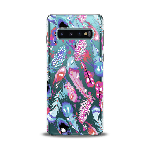 Lex Altern Colored Gentle Feathers Samsung Galaxy Case