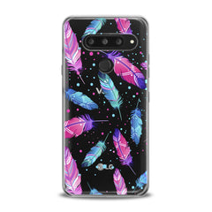 Lex Altern Bright Pink Feathers LG Case