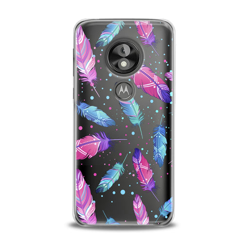 Lex Altern Bright Pink Feathers Motorola Case