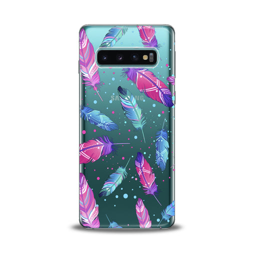 Lex Altern Bright Pink Feathers Samsung Galaxy Case