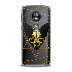 Lex Altern TPU Silicone Motorola Case Boho Cat Skull