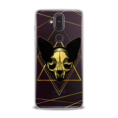 Lex Altern TPU Silicone Nokia Case Boho Cat Skull