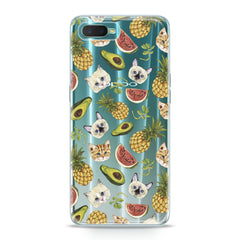 Lex Altern TPU Silicone Oppo Case Tropical Cats