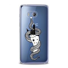 Lex Altern TPU Silicone HTC Case Snake Tamer Art