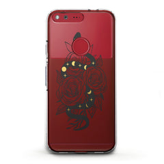 Lex Altern TPU Silicone Google Pixel Case Floral Boho Snake