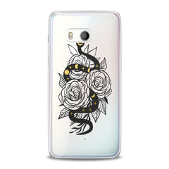 Lex Altern Floral Boho Snake HTC Case