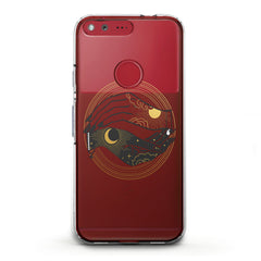 Lex Altern TPU Silicone Google Pixel Case Day Night Merge