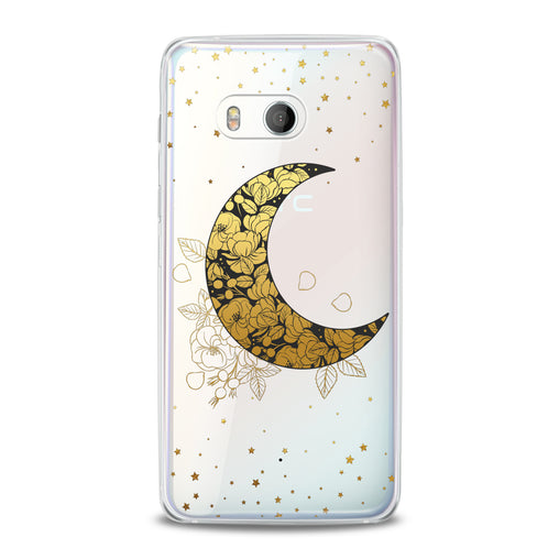 Lex Altern Golden Floral Moon HTC Case